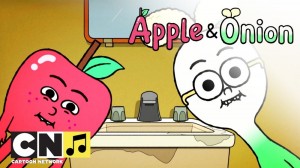 Создать мем: яблоко и лук фалафель мультик, apple, яблоко и лук картун нетворка