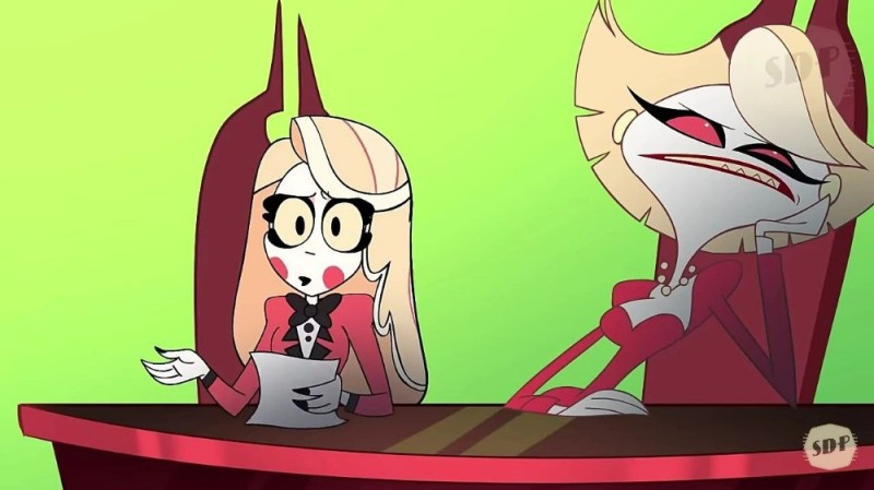 Create meme: hazbin charlie hotel, the hotel hasbeen, charlie magne hotel hazbin