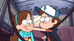 Create meme: dipper, gravity falls, mabel and dipper