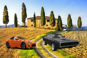 Create meme: Tuscany, car, Tuscany Italy