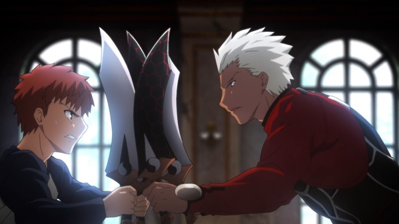 Create meme: fate archer, Archer Faith, Anime Fate The night of the clash of blades Endless Edge