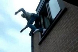 Create meme: the jump from the roof, jumped off the roof, jumped off the roof