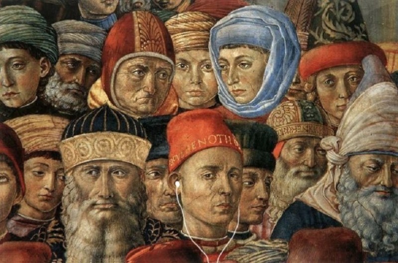 Create meme: Benozzo Gozzoli, Benozzo gozzoli process of the magi, Benozzo Gozzoli Chapel of the Magi