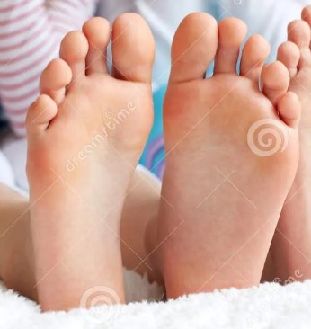 Create meme: feet , The heels of children, children's feet