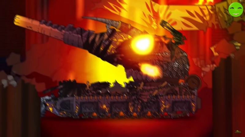 Создать мем: железный дракон мультики про танки, мультики про танки, танк
