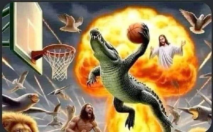 Create meme: Jesus with a ball, John the Theologian the revelation of Jesus, Jesus on a dinosaur