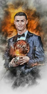 Create meme: Golden ball, Ronaldo Messi, footballer Cristiano Ronaldo