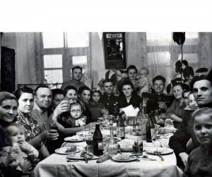 Create meme: meme relatives at the table, feast, the feast of 80-ies in the USSR
