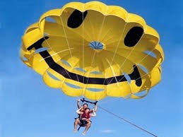 Create meme: parachute photo, parasail, parachute pictures