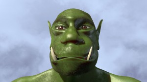 Create meme: confidence Shrek, Shrek in profile, Shrek face
