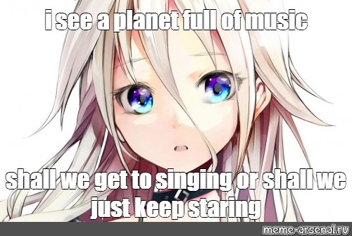 Meme I See A Planet Full Of Music Shall We Get To Singing Or Shall We Just Keep Staring White Hair Purple Eyes Anime Anime With White Hair Anime Girls Top The best memes from instagram, facebook, vine, and twitter about anime eyes. white hair purple eyes anime anime