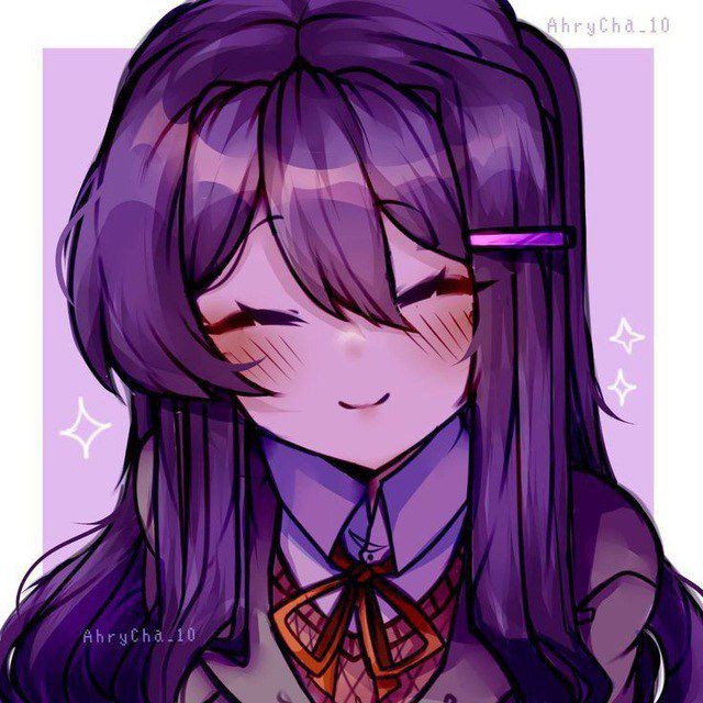 Создать мем: yuri ddlc, юри из доки доки, doki doki