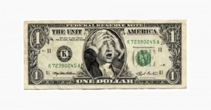 Create meme: 1 us dollar banknote 2019, Washington dollar bill, dollars funny pictures