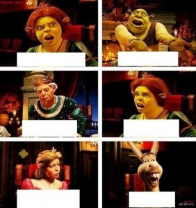 Create meme: meme Shrek Fiona, Shrek Fiona, Fiona's dad, Harold, Shrek Fiona