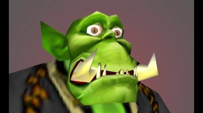 Create meme: A slave from Warcraft 3, The Orc from Warcraft 3, Orc Warcraft 3