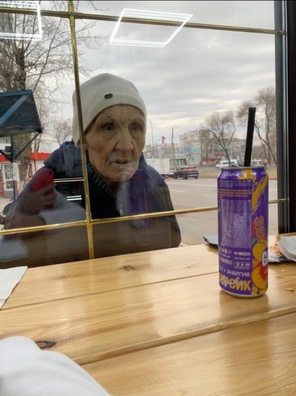 Create meme: An old lady in a cafe, grandmothers, old 