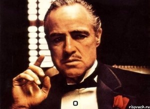 Create meme: don Corleone Smoking a cigar, Vito Corleone