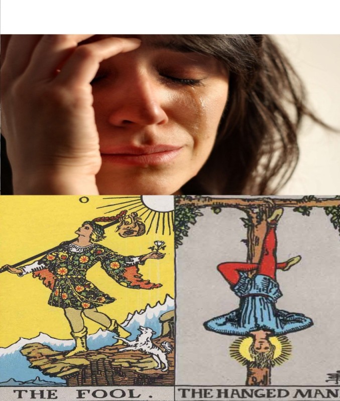 Create meme: Tarot, tarot fool, the fool tarot card