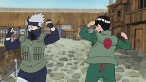 Create meme: Gai Kakashi, Kakashi and guy GIF, Kakashi of Hatake and maito guy