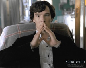 Create meme: Sherlock thinks, Sherlock
