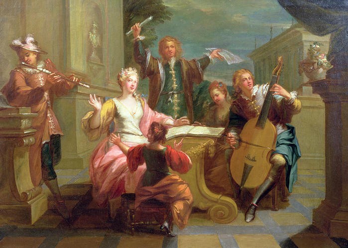 Create meme: baroque music, orchestra the baroque epoch XVIII century, baroque composers