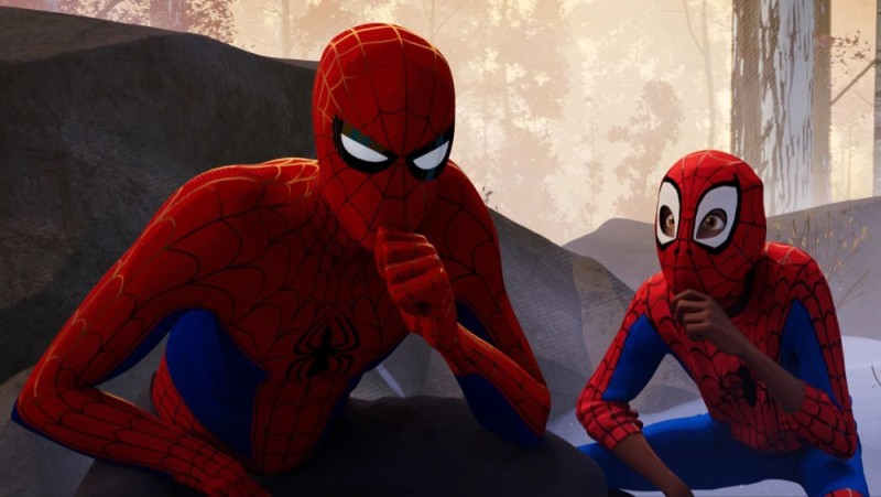 Create meme: spider-man through the universes 3, I'm spider man, Spiderman universes through 2018