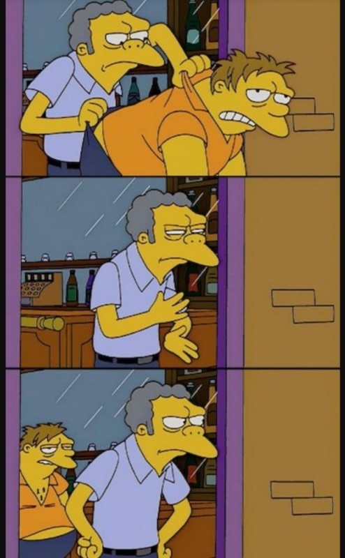 Create meme: the simpsons mo, meme of the simpsons, the simpsons meme 