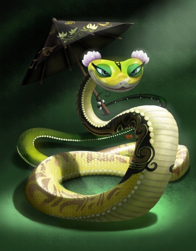 Create meme: kung fu panda viper, kung fu panda snake, kung fu panda viper vore