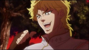 Create meme: jojo Kono dio da, dio Brando, kono dio da