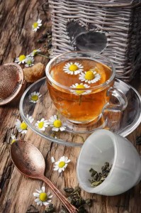 Create meme: chamomile tea photo, chamomile tea with honey, decoction of chamomile