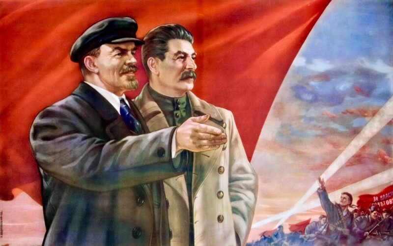 Create meme: Lenin, Stalin , ussr lenin, stalin poster
