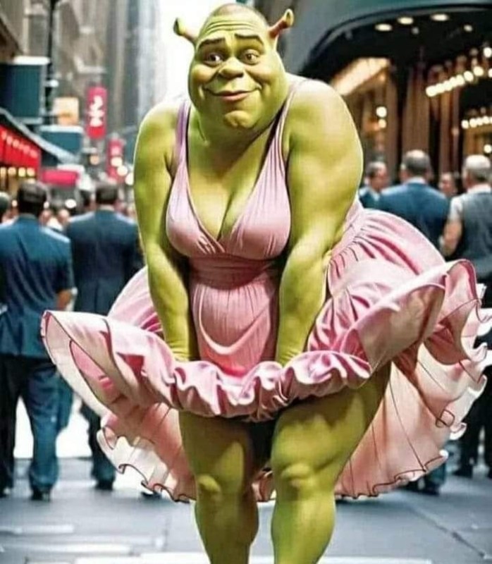 Create meme: The shrek man, the characters of Shrek, meme Shrek 