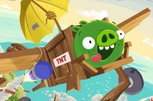 Create meme: angry birds, bad piggies