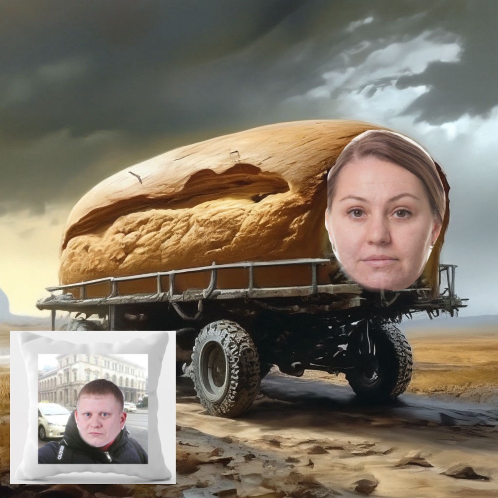 Create meme: bread truck, truck , bread machine