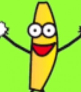Create meme: graffiti dancing banana, banana dancing, dancing banana on chromakey