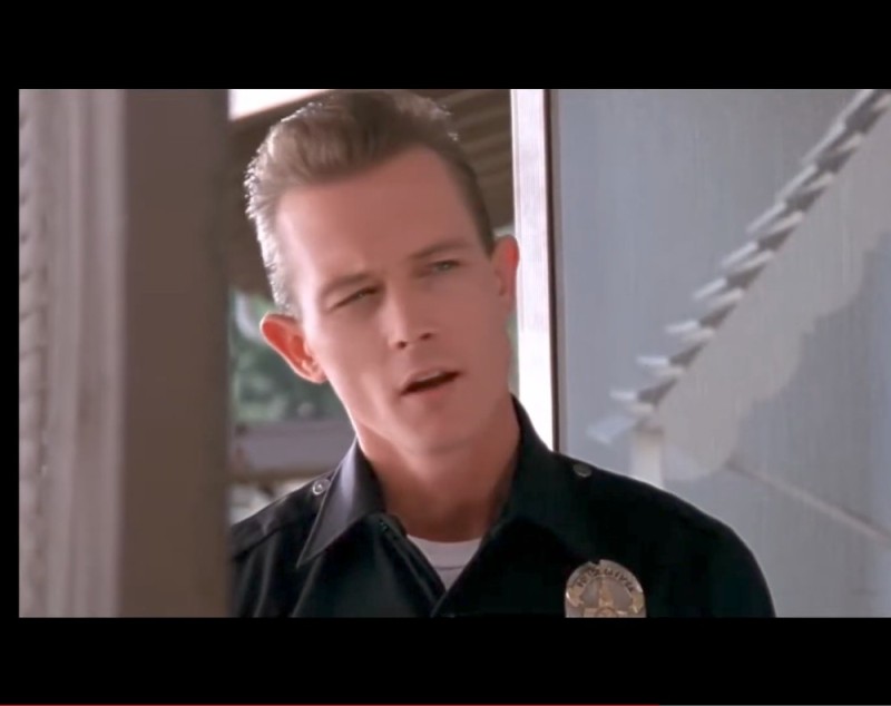 Create meme: Robert Patrick Terminator 2, Robert Patrick terminator, Liquid Terminator actor