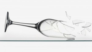 Create meme: glass, spoon, broken glass