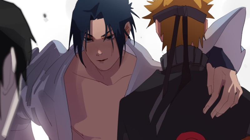 Create meme: Itachi and Sasuke, Naruto Sasuke and Itachi, Sasuke season 1