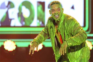 Create meme: green paint, award, will Smith