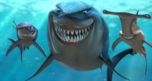 Create meme: the shark from Nemo, nemo cartoon shark, nemo cartoon shark