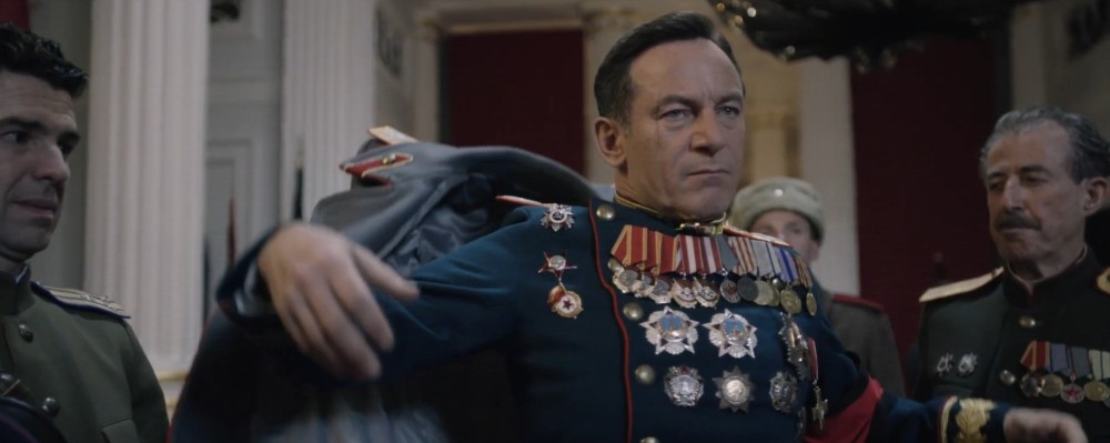 Create meme: Jason Isaacs Marshal Zhukov, Jason Isaacs Zhukov, Marshal Zhukov the death of Stalin