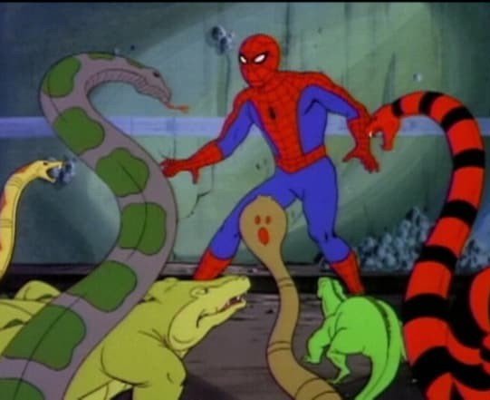 Создать мем: мультик человек паук, человек паук мультсериал, мультик человек паук 1994