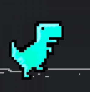 Создать мем: игра steve динозавр, динозаврик на черном фоне, динозаврик гугл