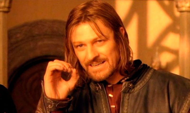 Create meme: You can't just walk into the HR department for a minute, Boromir , boromir the lord of the rings can't just do that