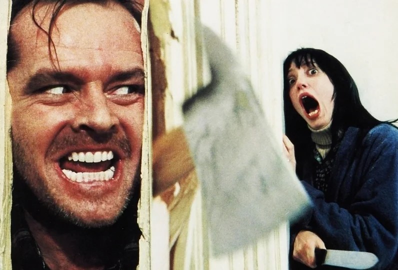 Create meme: the shining here's johnny, radiance meme, the shining Jack Nicholson