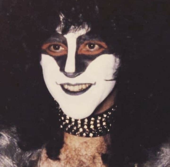 Create meme: Eric Carr, Eric Carr in makeup, eric Carr in makeup