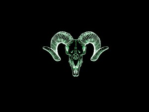 Create meme: sheep's skull sketch tattoo simple, sheep's skull with horns drawing, demon goat skull sketch