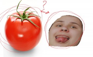 Create meme: tomato