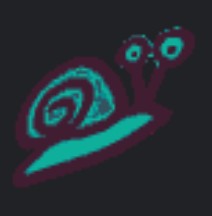 Create meme: snail, neon signs, neon