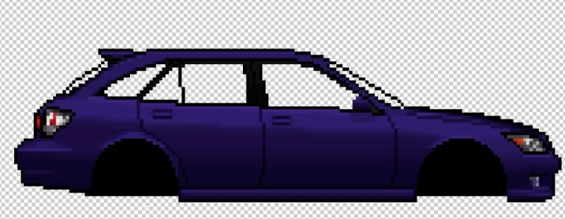 Создать мем: pixel car, лада 10 седан, pixel car racer ниссан 180sx